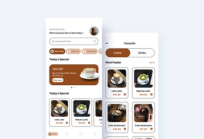 Coffee.APP app figma sketch ue ui