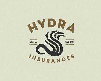 Hydra mark branding design graphic design hydra illustration logo mythology typography ui ux vector