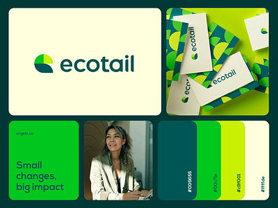 Ecotail Branding abstract ai anture bold branding clever data design e eco finance fintech icon letter logo mark minimal saas startup technology