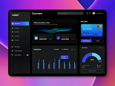 Dashboard Bank branding colors dashboard design illustration landing logo page ui ux web
