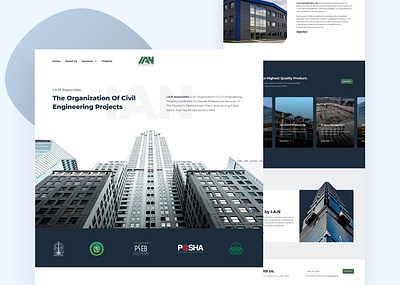 The I.A.N Associates Website Design: branding design figma graphic design logo ui ux website development