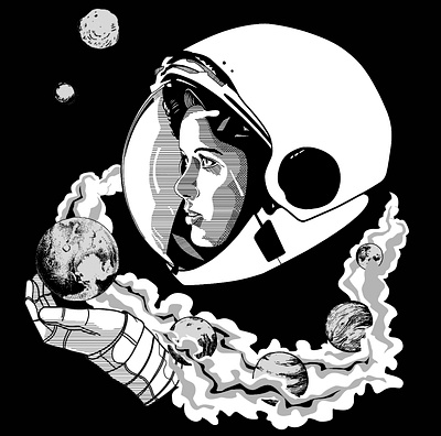 Плутон в космосе illustration