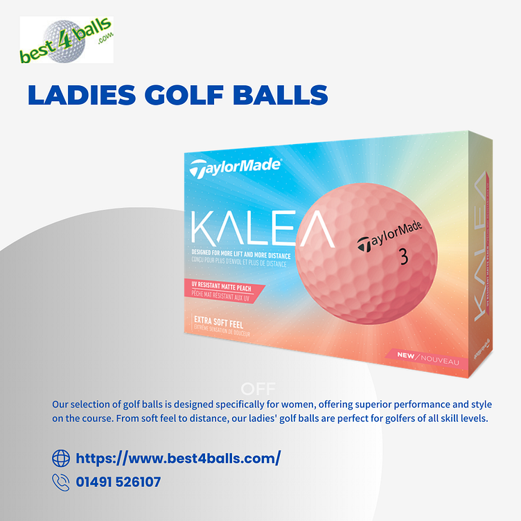 Ladies Golf Balls by Best 4 Balls on Dribbble