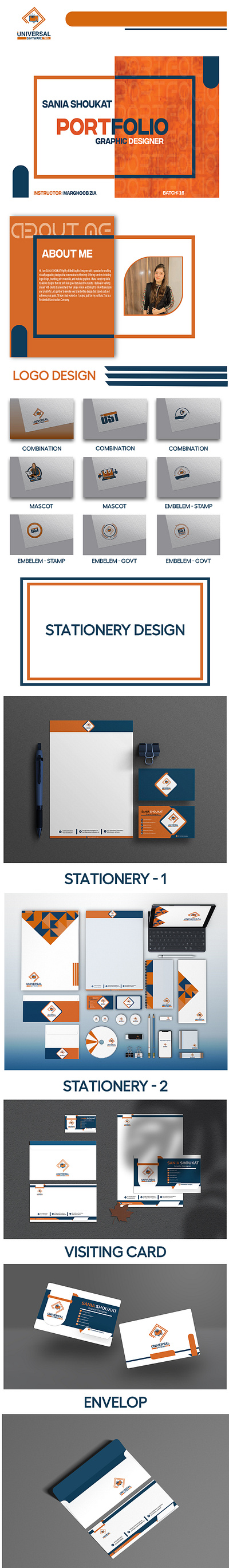 Portfolio brand identity branding design graphic design illustration logo stationery design typography vector
