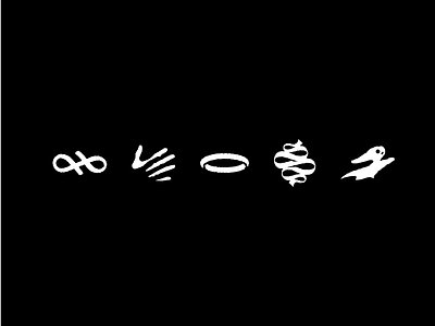 Spirit icons black death ghost hallo hand hhuman icon life logo s simple spirit symbol transcend