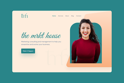The Mrkt House Banner branding graphic design logo ui uiux user interface