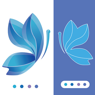 Butterfly Brand Identity 3d animation brand identity branding graphic design logo motion graphics ui
