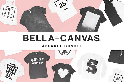 820+ Bella Canvas Mockup Bundle jersey