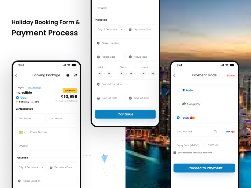 Book Holiday Plan & Proceed with the Payment Process by Geetika Narula