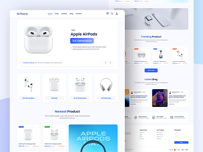 Simple e-commerce Landing Page UI design ee commerce figma landing page minimal design simple landing page ui ui design web page ui website ui