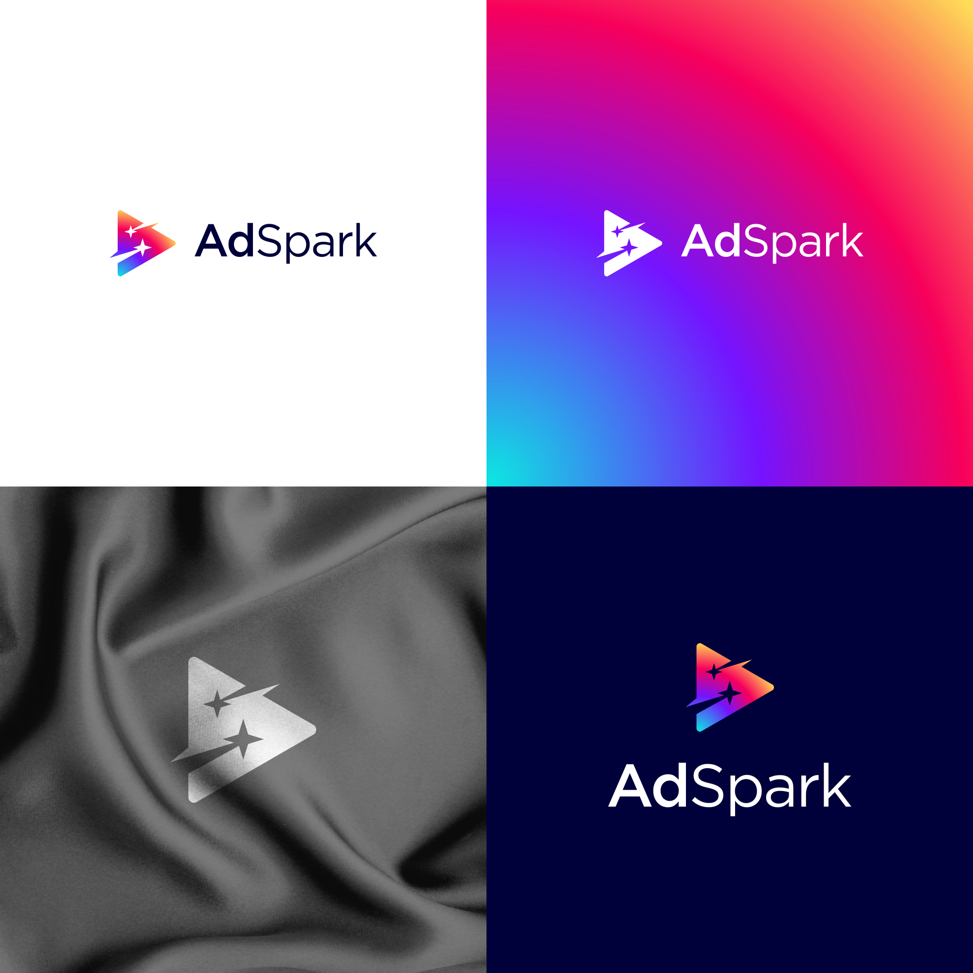 Modern Logo Design For 'AdSpark' By Sakib Reza On Dribbble