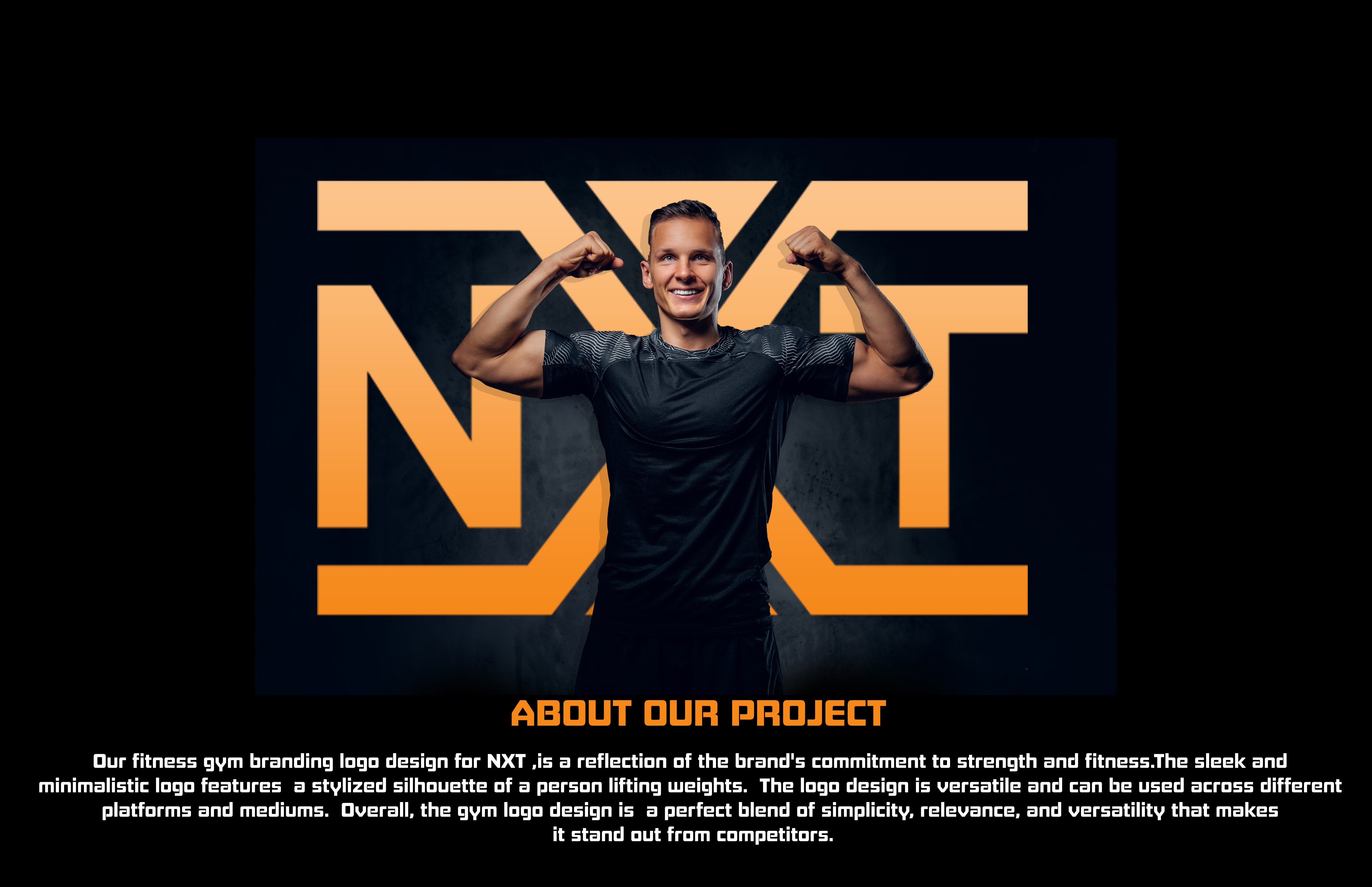 NXT GYM Logo and Brand Identity Concept branding fitness graphic design gym gym identity gym logo logo logo design typography wordmark