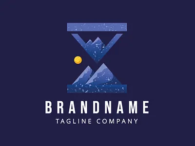 Hourglass Mountains Logo rock