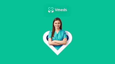 Vmeds-Medical Brand Identity,Logo Design branding graphic design illustration logo logo design medical