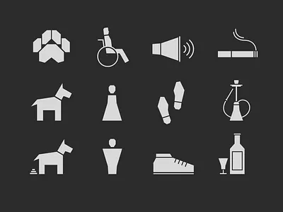 p60 | navigation icons adobe illustrator dog flat icon man navigation wc woman