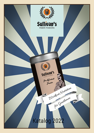Sullivan's Power Powders branding graphic design