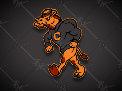 Vintage Style Camel Mascot Walking athletics camel camels classic football humpers mascot ncaa sports vintage
