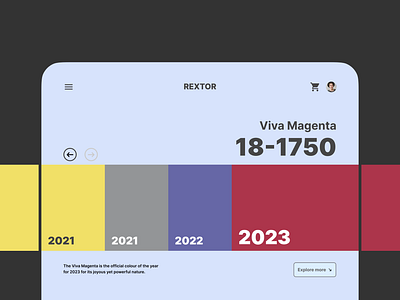 Rextor Colour UI branding design elementor figma graphic design illustration logo typography ui vector