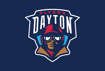 Dayton Flyers Concept Logo branding dayton design flyers identity illustration illustrator logo sports sports logo ud vector