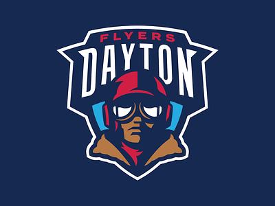 Dayton Flyers Concept Logo branding dayton design flyers identity illustration illustrator logo sports sports logo ud vector