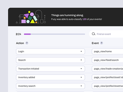 Onboarding progress auto classify classifying interface interface design list ui loading onboarding onboarding process onboarding screen progress progress bar ui ux