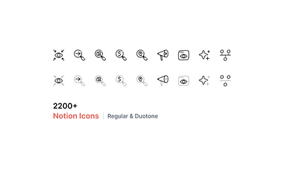 2200+ Notion Icons - Overflow Design app icon figma free freebie icon iconography iconpack icons iconset notion notion icon notion illustration notion template sketch svg ui icon vector web icon