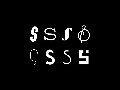 Letter S lettering type typography