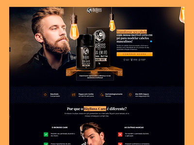 Web site - BigBoss capsule hair landing landing page