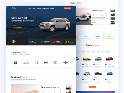 Car Selling Websites UI bmw car design dribbble figma landing page selling ui ui design web design website ui website ui design