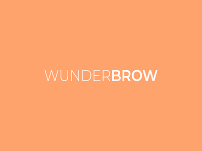 Wunderbrow animation design email campaigns email design social media design web design