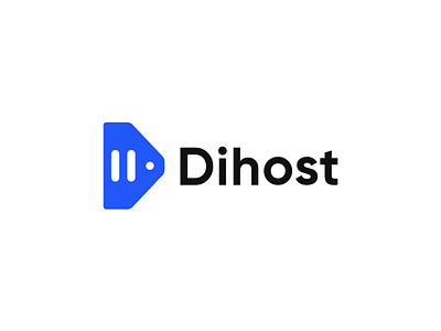 Dihost, Online web hosting Business Logo 99logodesign brand identity branding business cloud domain dribbble logodesigner host hosting hosting business hostinglogo letter d logo logo design mordern logo unique logo web host web hosting web logo website logo