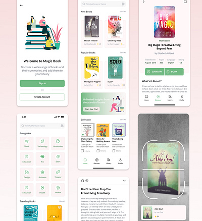 Bookstore App app bookstore home ui