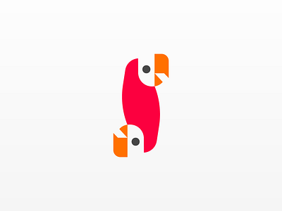 LangChain Logo - Rebranding #04 ai artificial intelligence chain green langchain logo logo design minimalist orange parrot parrots rebrand yellow