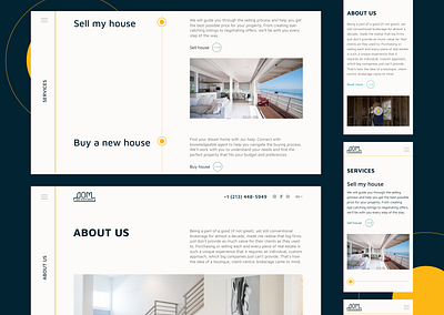 Website Interface Design | Real Estate Company | Property about us broker buy house concept corporate creative dailyui design inspiration projects property real estate reviews sell house ui uitrends uxdesign vector webdesign website