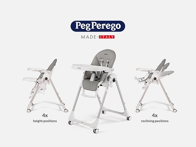 PegPerego - Custom Graphics advertising baby graphic design high chair peg perego pegpergo promo promotion