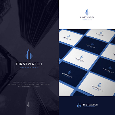 FirstWatch Investments Logo branding financ finance graphic design investments logo logo design vector