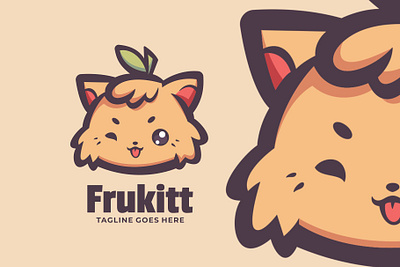 Frukitt animal branding cute mascot design graphic design illustration logo vector