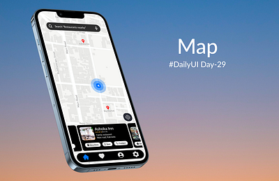 Map #DailyUI Day-29 branding dailyui design figma graphic design illustration ui uiux userinterface vector