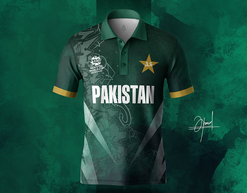 PCB Jersey Design Concept cricket jersey pakistan pakistan kit t shirt t20 world cup