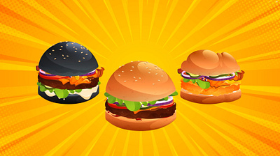 Burgers advertizing 2d advertising after effects aftereffects animation beginnerfreelancer burger burger advertising burgeradvertising burgers design discount freelance graphicdesign illustration motion design motion graphics sales typography