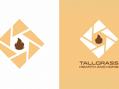 Tallgrass Hearth & Home branding branding branding design cobb design graphic design hearth illustration logo logo design natural building vector visual identity