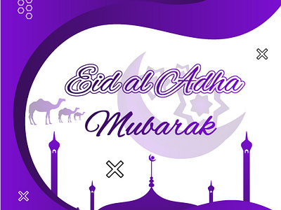 Eid al Adha Social Media Post illustrator