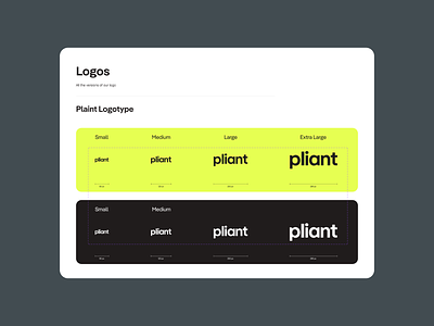 Pliant brand library brand library brand system components figma