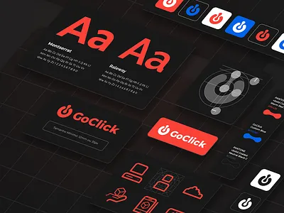 Branding | GoClick - IT Company branding design graphic design logo vector