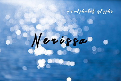 Nerissa font font fonts nerissa script script font typeface typography
