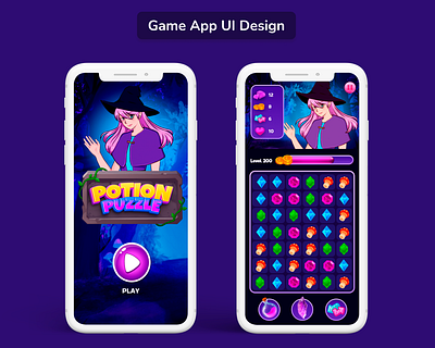 Potion Puzzle - Game Mobile UI ui