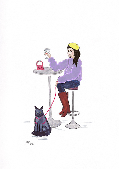 Cat Ladies illustration