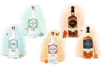 Catskill Provisions Distillery illustration