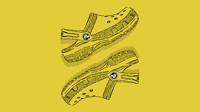 kids foot locker illustrastion #3 branding crocs design footlocker graphic design illustration kidsfootlocker shoes sneakers vector