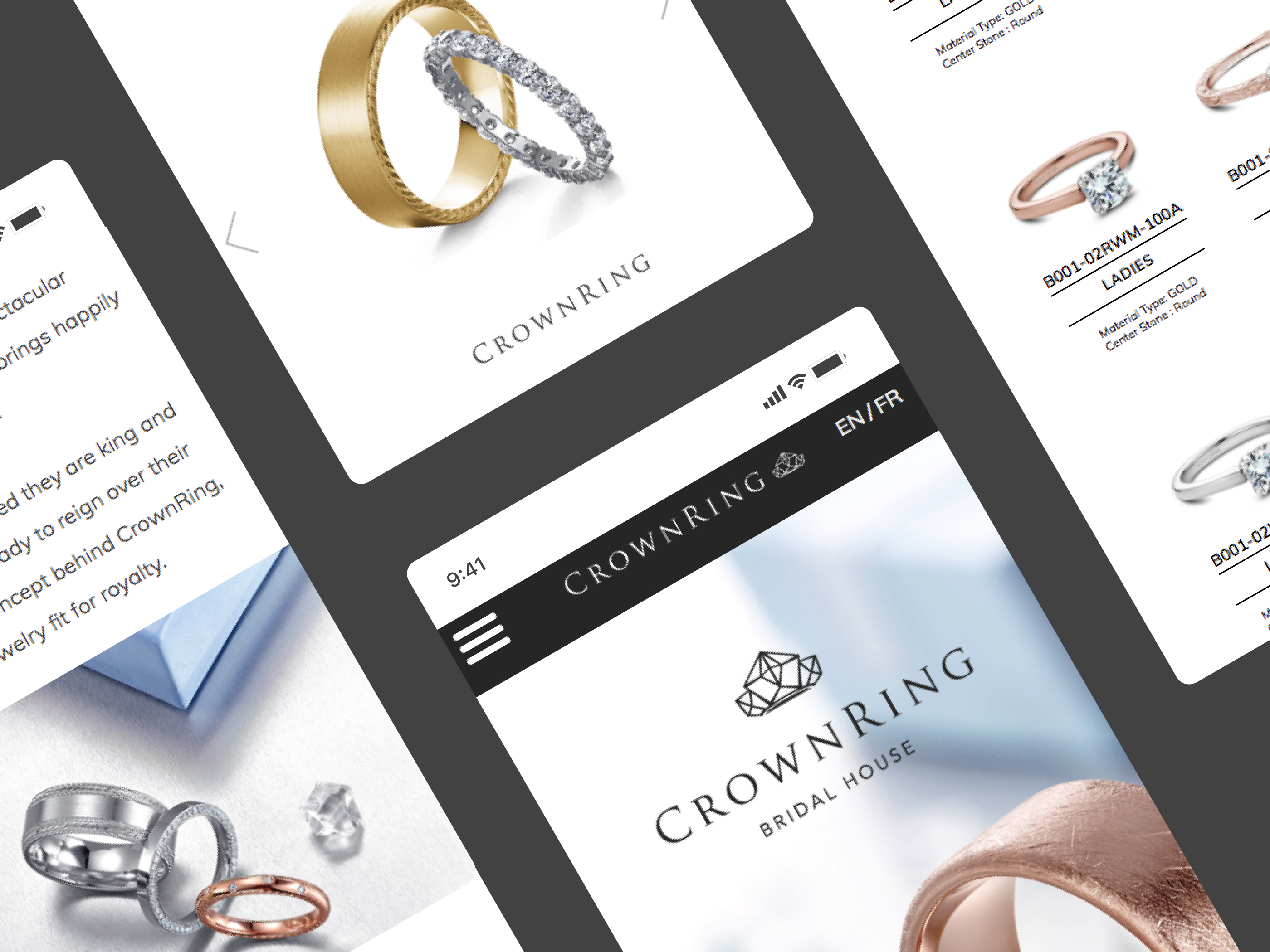 Crown ring clearance bridal house